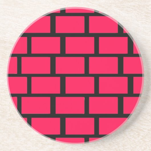RED BRICK WALL SANDSTEIN UNTERSETZER (Vorne)