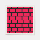 RED BRICK WALL SERVIETTE (Vorderseite)