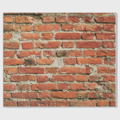 Red brick wall texture grunge background. Abstract Geschenkpapier (Flach)