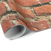 Red brick wall texture grunge background. Abstract Geschenkpapier (Rolleneckpunkt)
