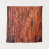 Red brick wall texture grunge backgroundbrick,wall wandteppich (Vorderseite (Horizontal))