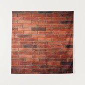 Red brick wall texture grunge backgroundbrick,wall wandteppich (Vorderseite)