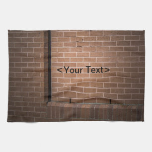 Red Brick Wall texturiert Handtuch