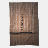 Red Brick Wall texturiert Handtuch (Vertikal)