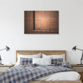 Red Brick Wall texturiert Leinwanddruck (Insitu (Schlafzimmer))