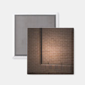 Red Brick Wall texturiert Magnet (Vorderseite/Rückseite)
