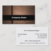 Red Brick Wall texturiert Visitenkarte (Vorne/Hinten)