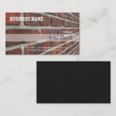 Red Brick Wall Visitenkarte (Vorne/Hinten)