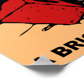 Red Bridge Bad For Zeth Funny Poster Sign Redewend (Ecke)