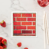 Red Bridge & Glitzer Weihnachtsfest Party Serviette (Beispiel)