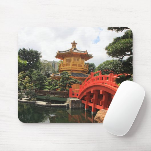 Red Bridge Mouse Pad Mousepad (Mit Mouse)