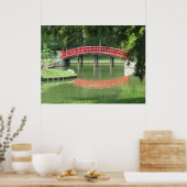 Red Bridge Poster (Küche)