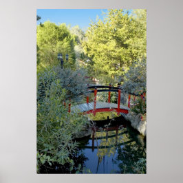 Red Bridge Print Poster