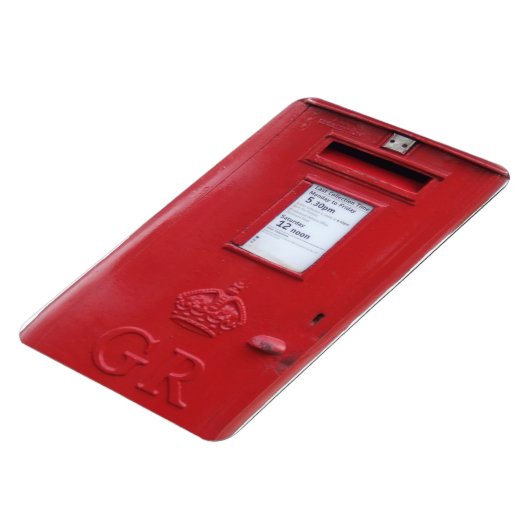 Red British Post Box Magnet (Linke Seite)