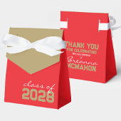 Red & Bronze Gold Abschluss Fevor Boxes Geschenkschachtel