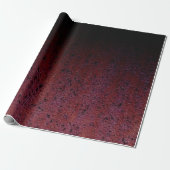 Red Brown Black Ombre Rust Metal Patina Geschenkpapier (Ungerollt)
