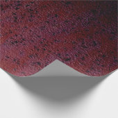Red Brown Black Ombre Rust Metal Patina Geschenkpapier (Ecke)