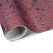 Red Brown Black Ombre Rust Metal Patina Geschenkpapier (Rolleneckpunkt)