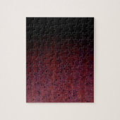 Red Brown Black Ombre Rust Metal Patina Puzzle (Vertikal)