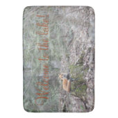 Red Brown Fox Foto Badematte (Vorderseite Vertikal)