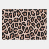 Red Brown Yellow Leopard Animal Print Geschenkpapier Set (Vorderseite 3)
