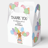 Red Brussels Griffon Dog Birthday Party Geschenkschachtel (Geöffnet)