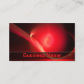Red Bubble Swoosh Visitenkarte (Vorderseite)