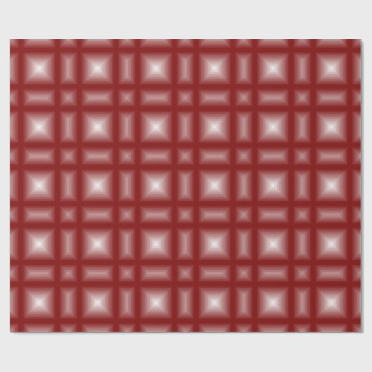 Red Bubble Tiles Geschenkpapier (Flach)