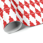 Red Buddha Geschenkpapier (Rolleneckpunkt)