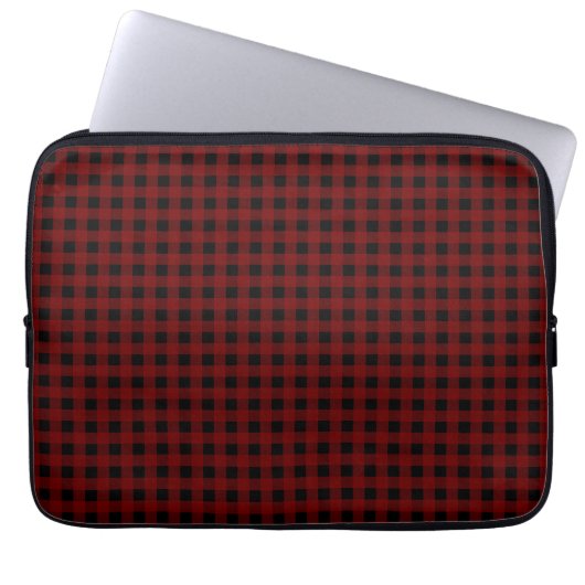 Red Buffalo Check Laptopschutzhülle (Vorderseite)