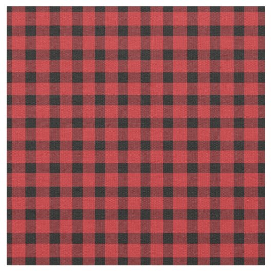 Red Buffalo Country Lumberjack Kariert Stoff (Nahaufnahme)