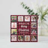 Red Buffalo Kariert 12 Foto Collage Weihnachten (Stehend Vorderseite)