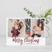 Red Buffalo Kariert 2 Foto Collage Weihnachten (Stehend Vorderseite)