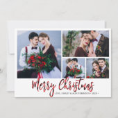 Red Buffalo Kariert 4 Foto Collage Weihnachten (Vorderseite)