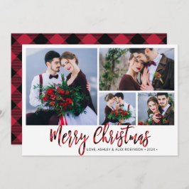 Red Buffalo Kariert 4 Foto Collage Weihnachten