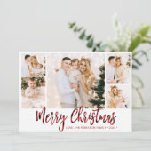 Red Buffalo Kariert 5 Foto Collage Weihnachten (Stehend Vorderseite)