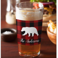 Red Buffalo Kariert & Bear | Geschenk für persönli