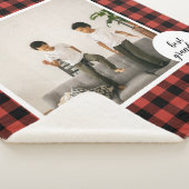 Red Buffalo Kariert Bestes Grandma-Geschenk mit Fo Sherpadecke (3/4)