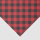 Red Buffalo Kariert Checkered Seidenpapier (Detail)