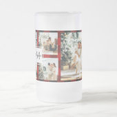 Red Buffalo Kariert & Collage Foto mit anfängliche Mattglas Bierglas (Mittel)