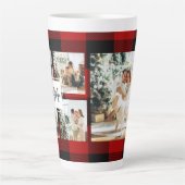 Red Buffalo Kariert & Collage Foto mit anfängliche Milchtasse (Vorderseite)