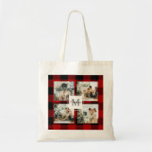 Red Buffalo Kariert & Collage Foto mit anfängliche Tragetasche (Vorne)