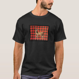 Red Buffalo Kariert Deer T - Shirt
