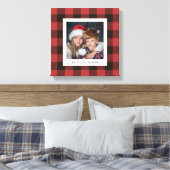 Red Buffalo Kariert | Foto für Oma Leinwanddruck (Insitu (Schlafzimmer))