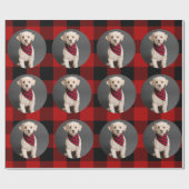 Red Buffalo Kariert & Foto Geschenkpapier (Flach)