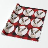 Red Buffalo Kariert & Foto Wrapping Paper Geschenkpapier (Ungerollt)