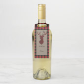 Red Buffalo Kariert Hirschkopf Flaschenanhänger (Auf Flasche)