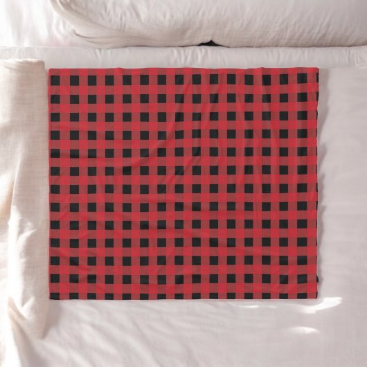 Red Buffalo Kariert Holiday Fleecedecke