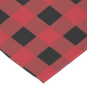 Red Buffalo Kariert Holiday Kurzer Tischläufer (Ecke)