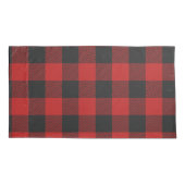 Red Buffalo Kariert Kissenbezug (Rückseite-Links)